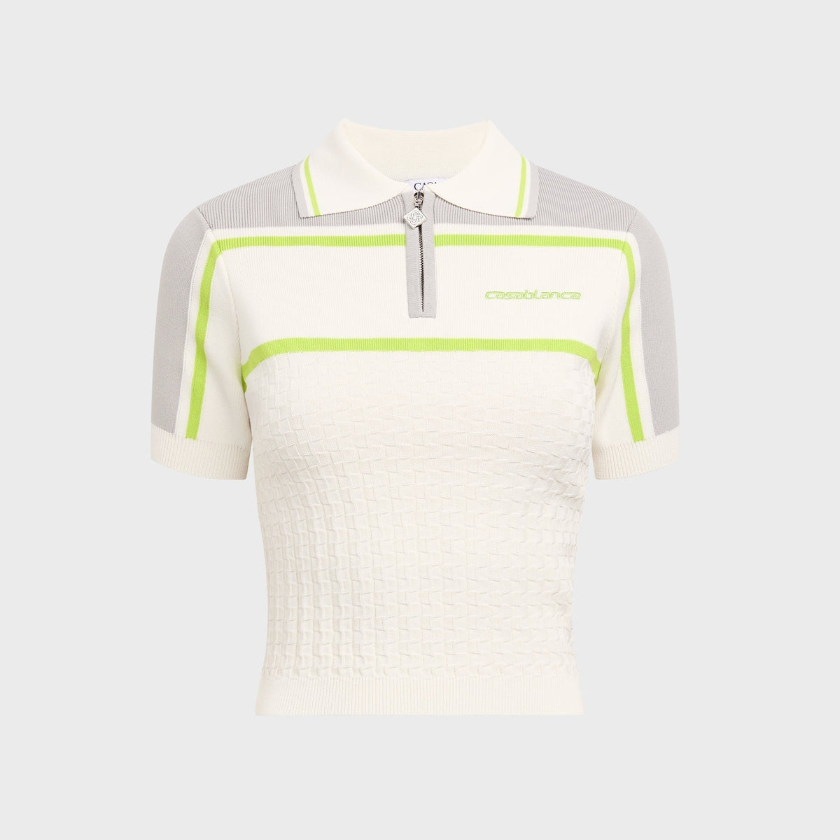 Casablanca Tennis Polo Shirt - White