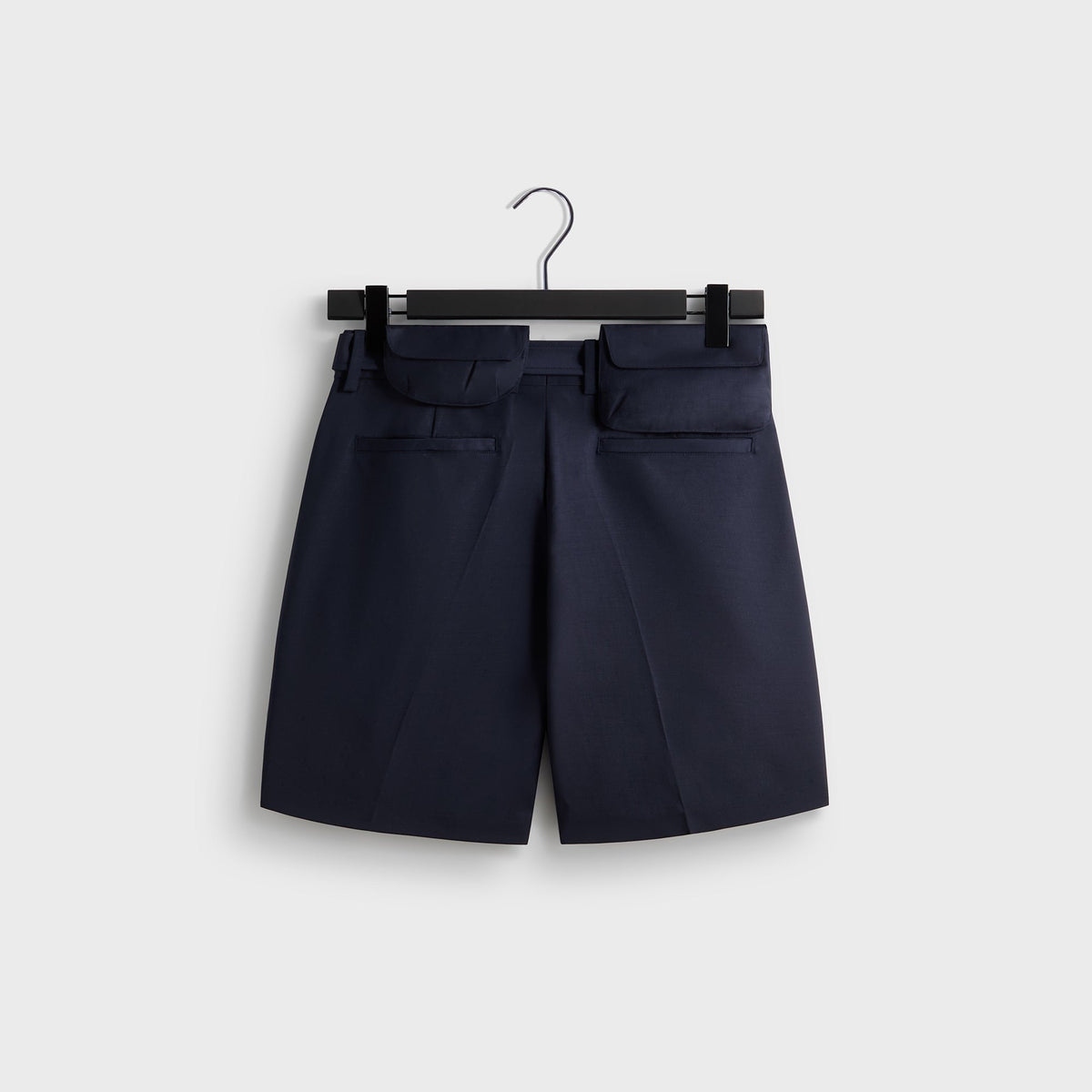 &Kin Tropical Wool Emrys Pleated Short - Nocturnal