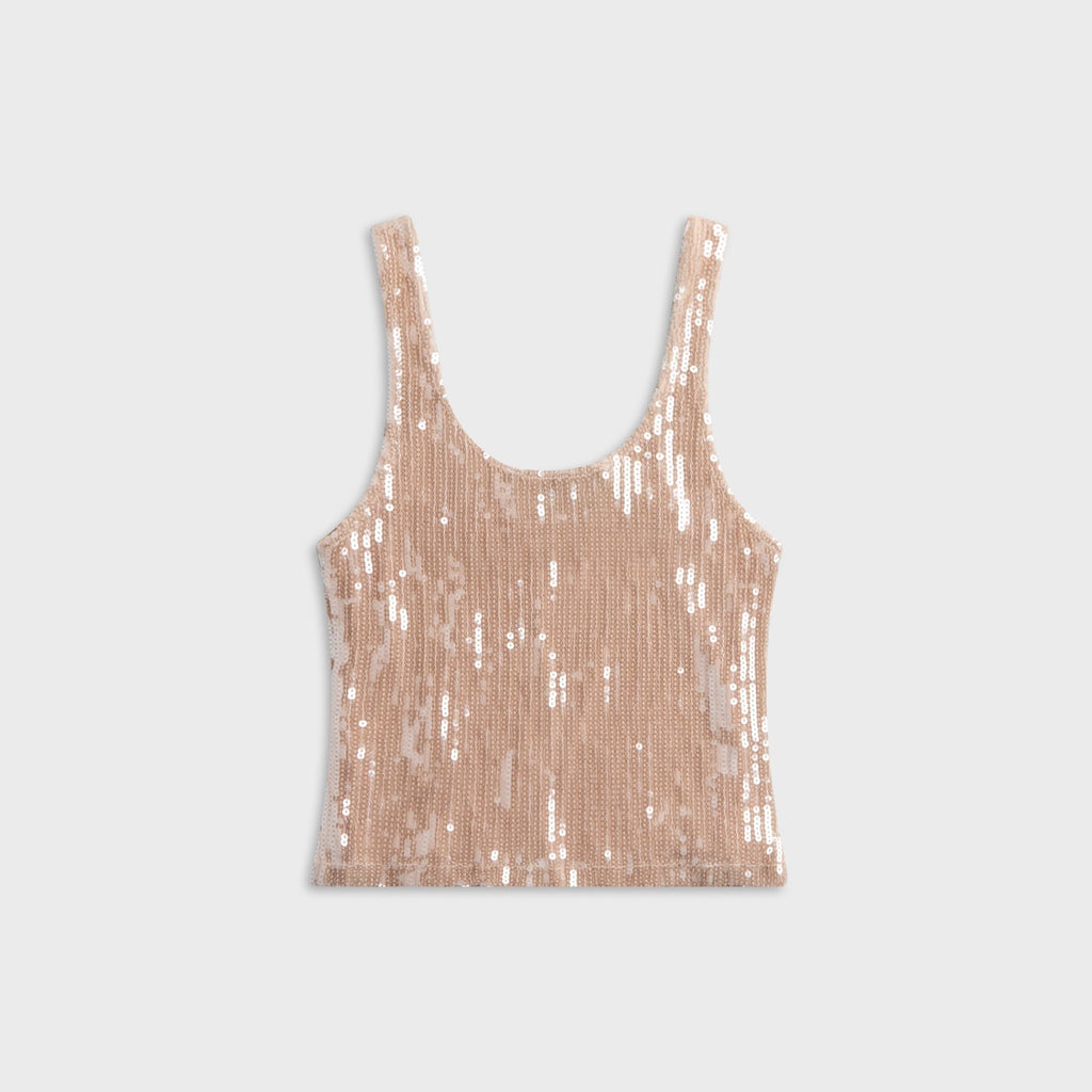 Ksubi Chloe Tank Top - Nude Spark