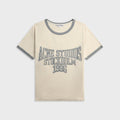 Acne Studios Graphic Tee - Off White / Grey / Blue