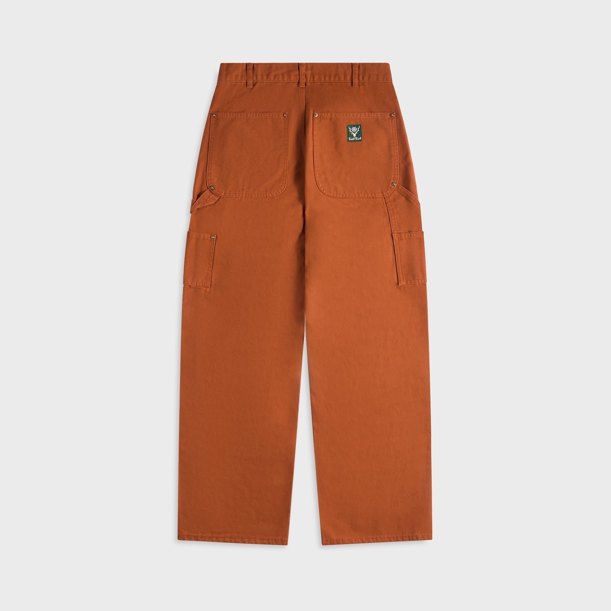 South2 West8 Double Knee Cotton Canvas Painter Pant - Brick