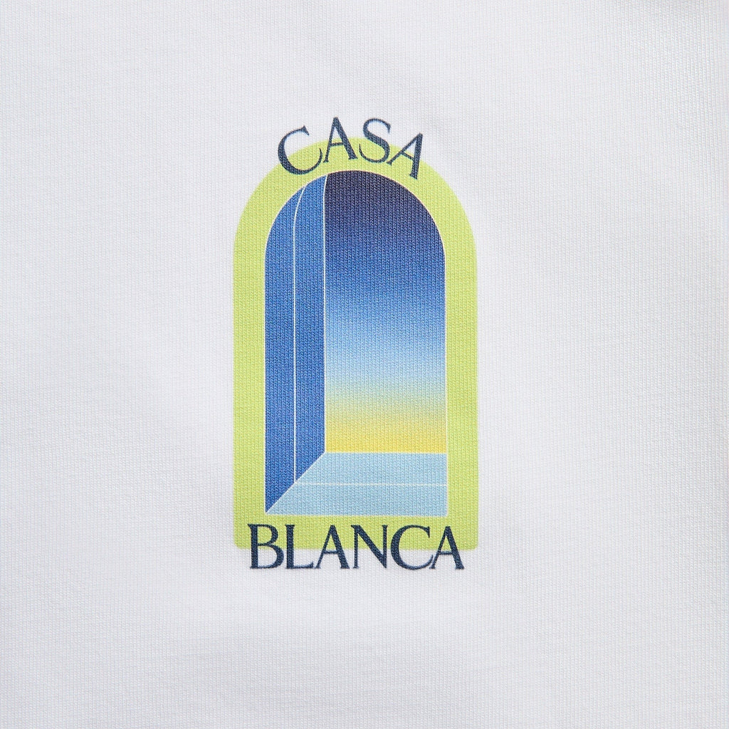 Casablanca Arches Classic Short Sleeve Tee - White