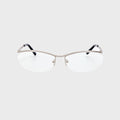 The Attico Charlotte Optical Sunglasses - Matte Silver