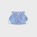 Kith Baby Color-Blocked Gingham Turbo Short - Layer