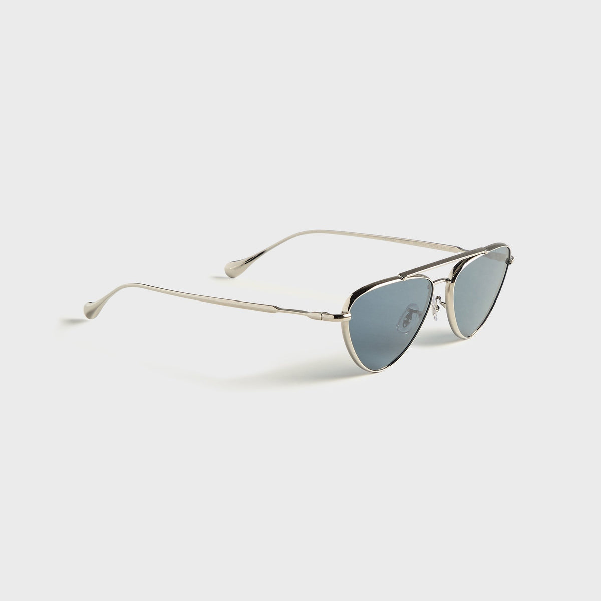 Oliver Peoples x Jil Sander 56 Edition 1 Sunglasses - Silver / Blue