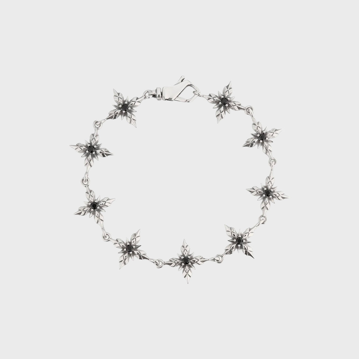 Emanuele Bicocchi Stella Ventis Crystal Bracelet - Black