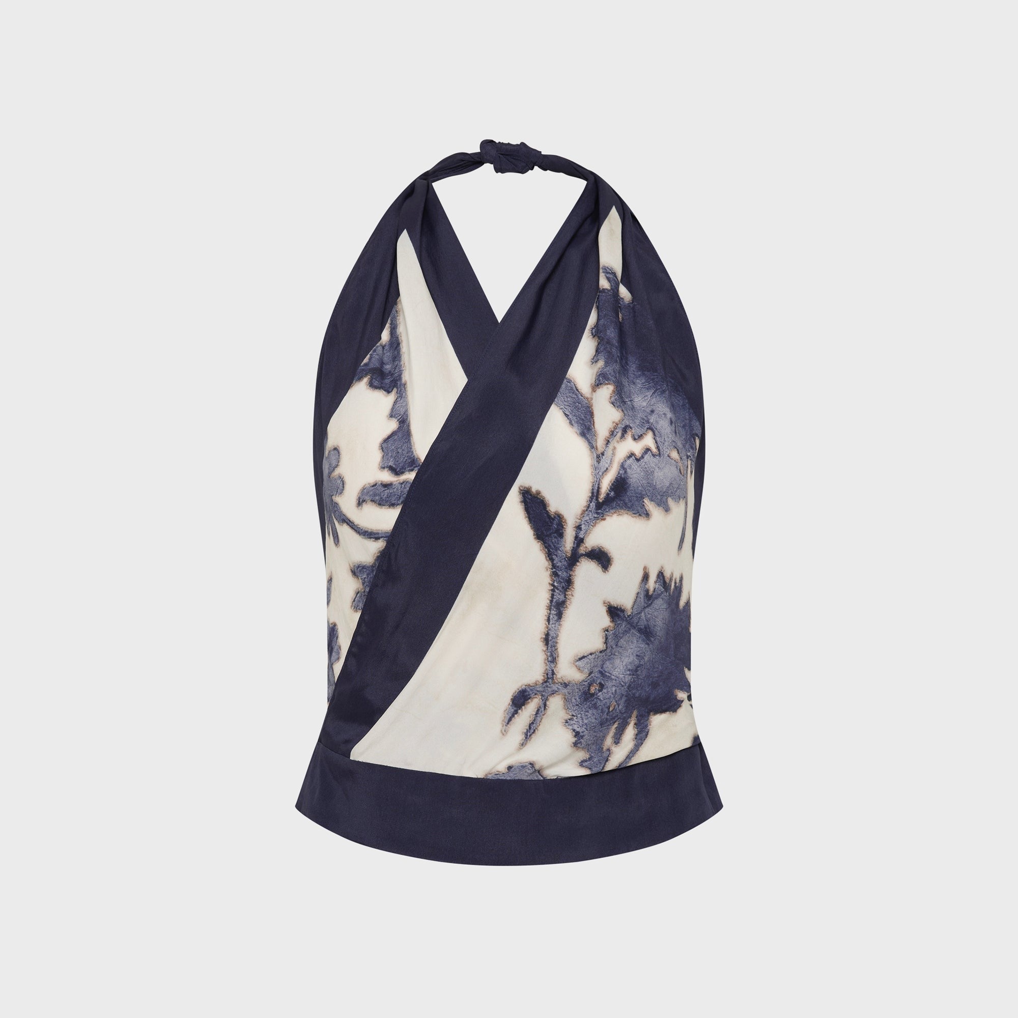 SIR Phillipa Halter Scarf Top - Eira Midnight