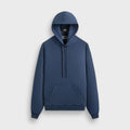 Kith Indigo Micro Fleece Williams III Hoodie - Dark Indigo