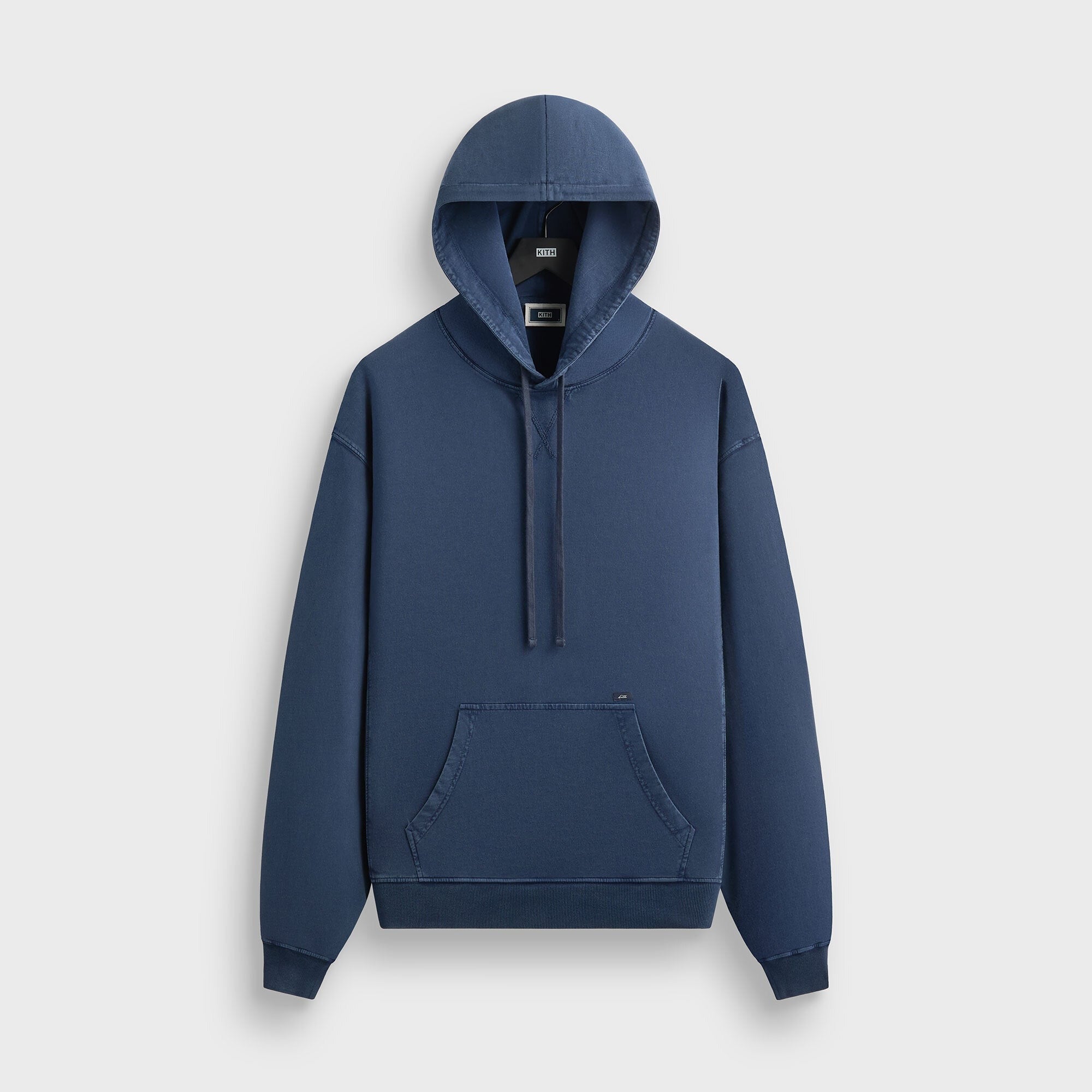 Kith Indigo Micro Fleece Williams III Hoodie - Dark Indigo