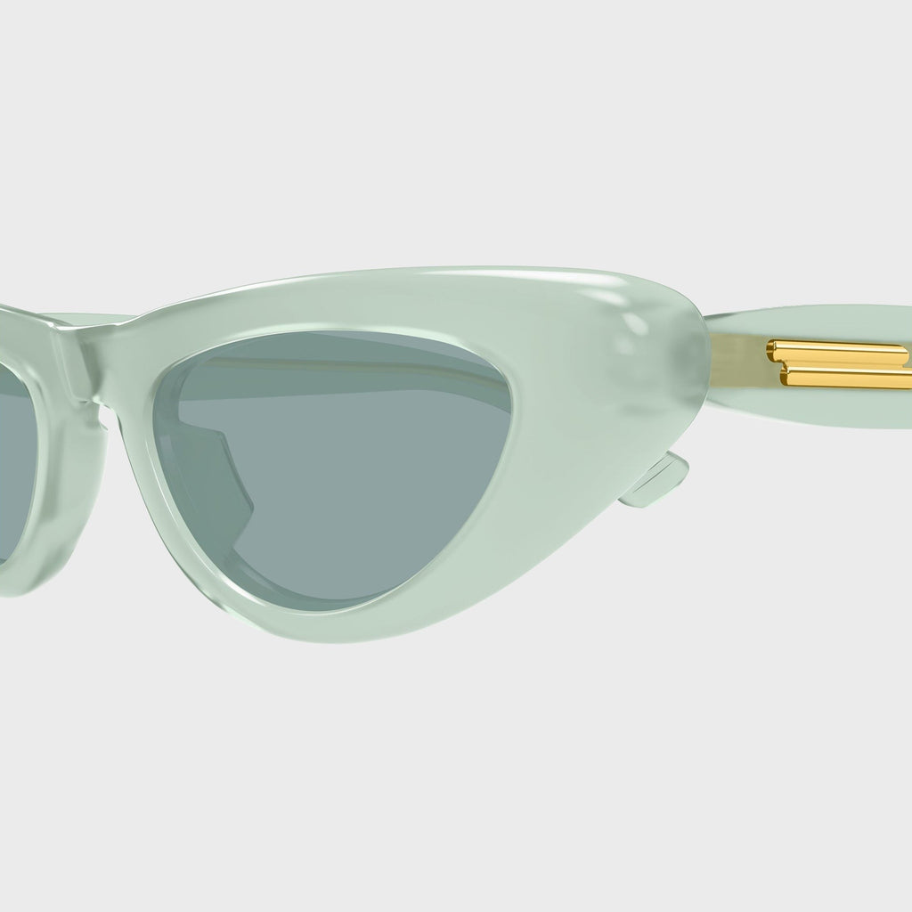 Bottega Veneta Bombe Cat-Eye Sunglasses - Green