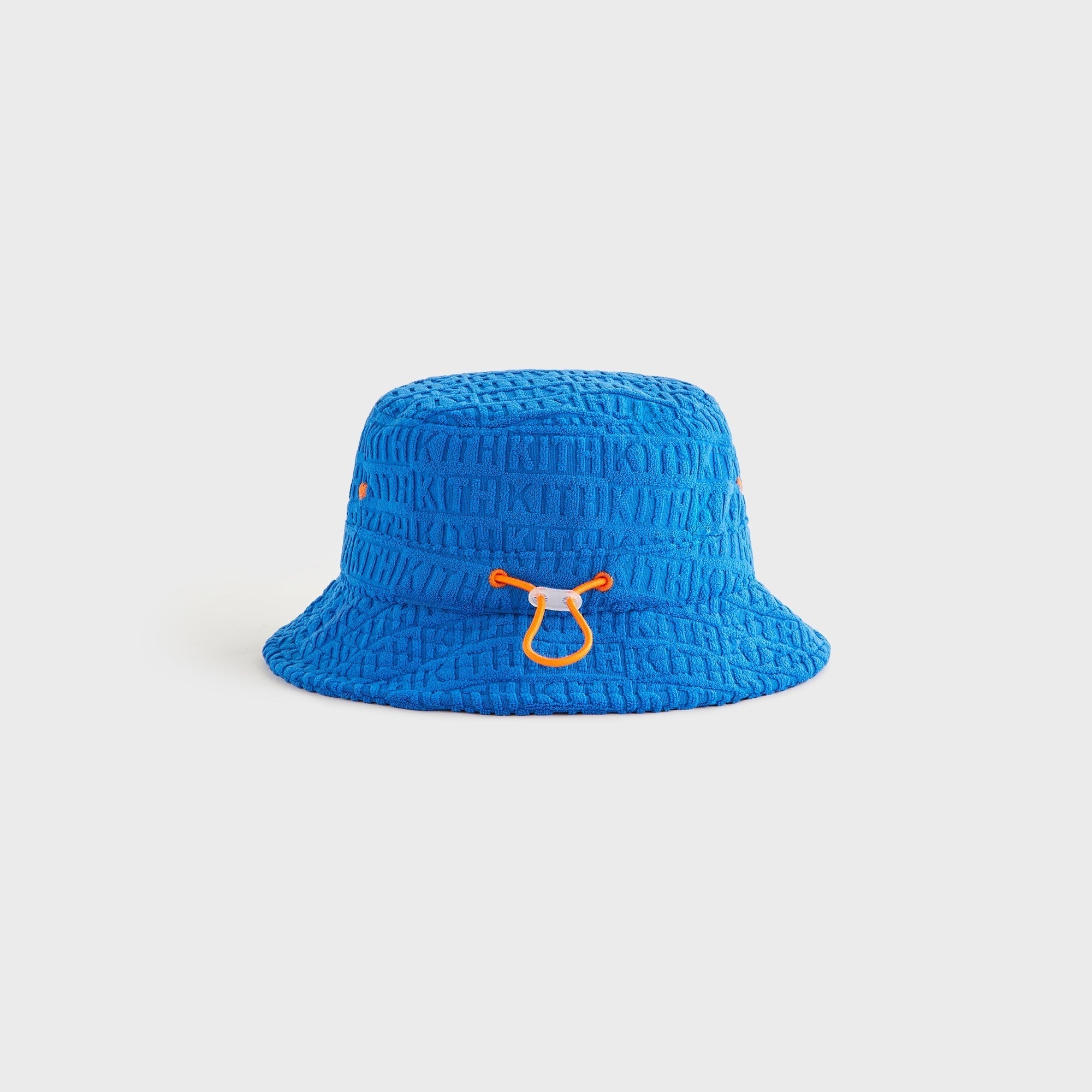 Kith Kids Monogram Towel Terry Bucket Hat - Greek