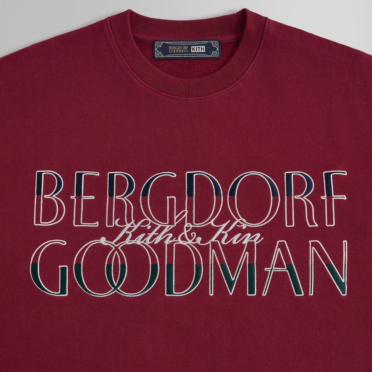 Kith for Bergdorf Goodman Varsity Nelson Crewneck - Campus