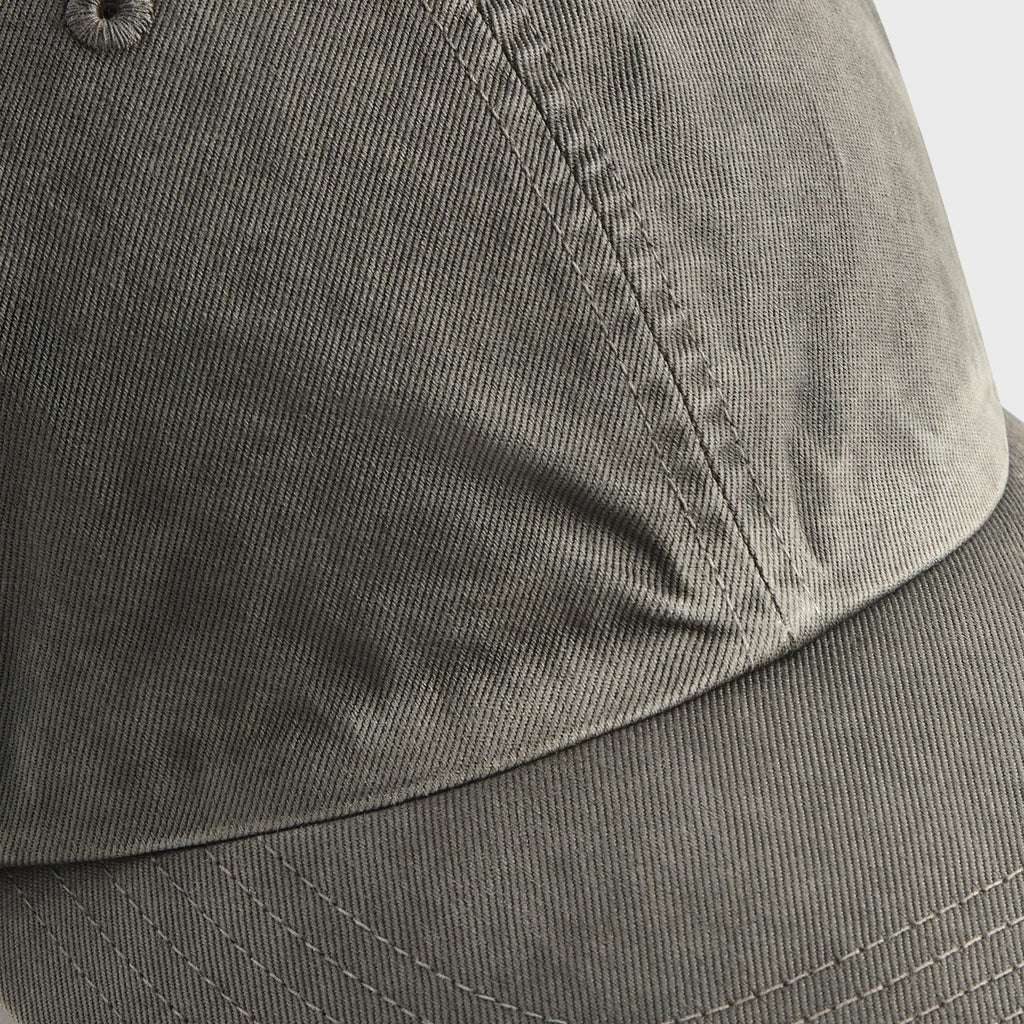 Auralee Garment-Dyed Finx Chino Cap - Ink / Black