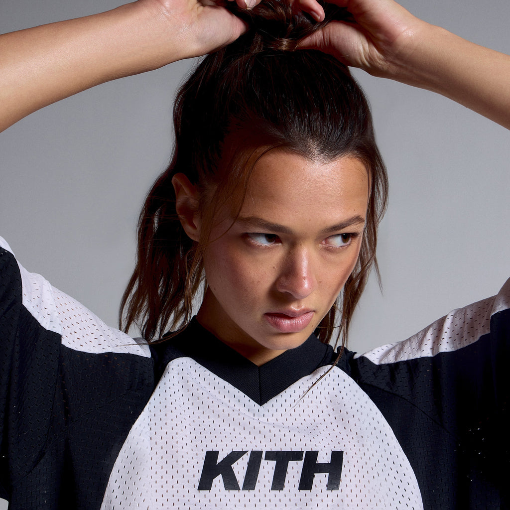 Kith Women Ridley II Mesh Short Sleeve Tee - White