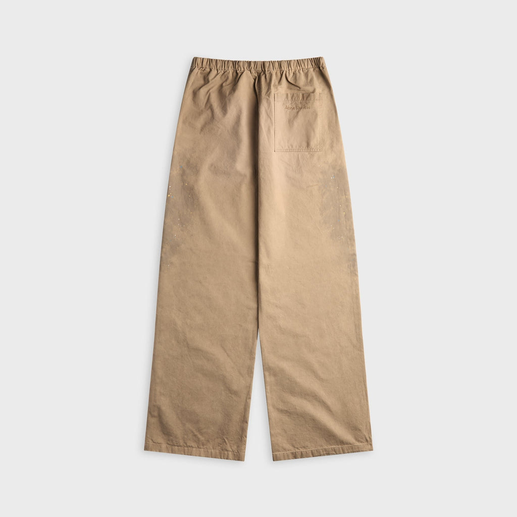 Acne Studios Washed Twill Trouser - Light Beige
