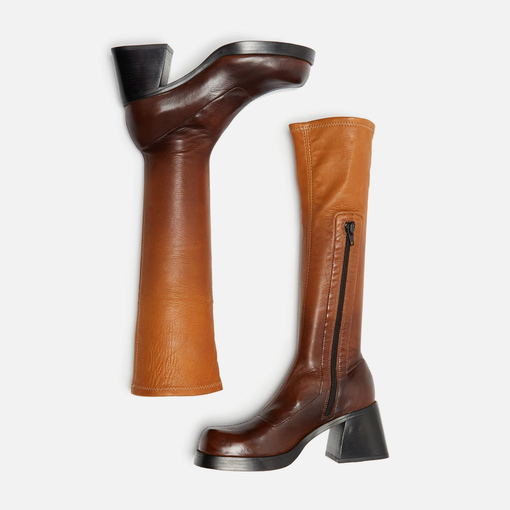 Miista Hedy Degrade Tall Boots - Brown