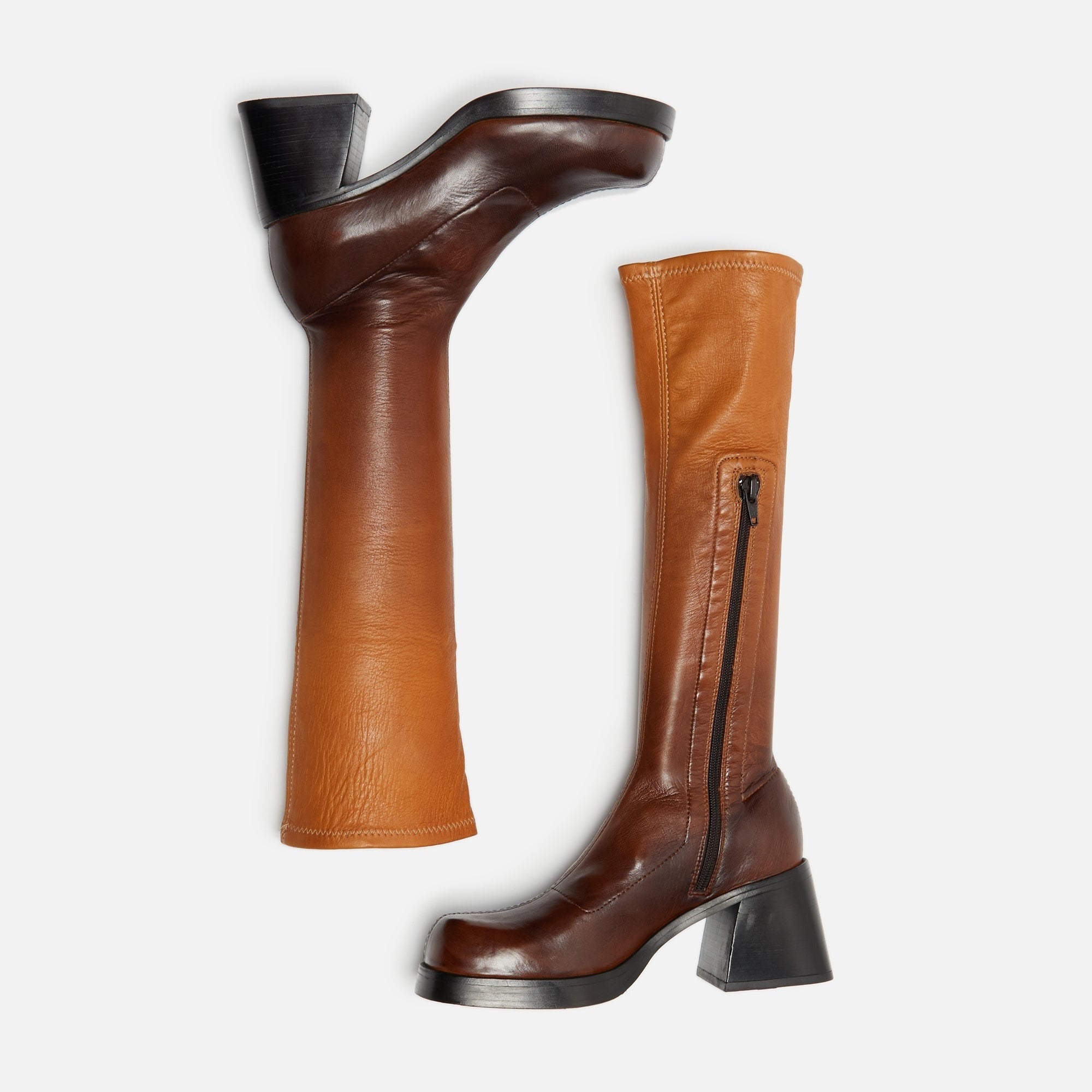 Miista Hedy Degrade Tall Boots - Brown