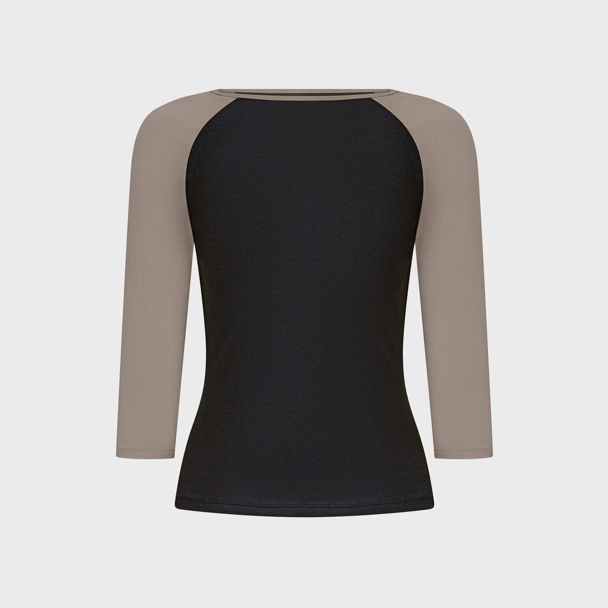 Belle Anna Raglan Top - Black