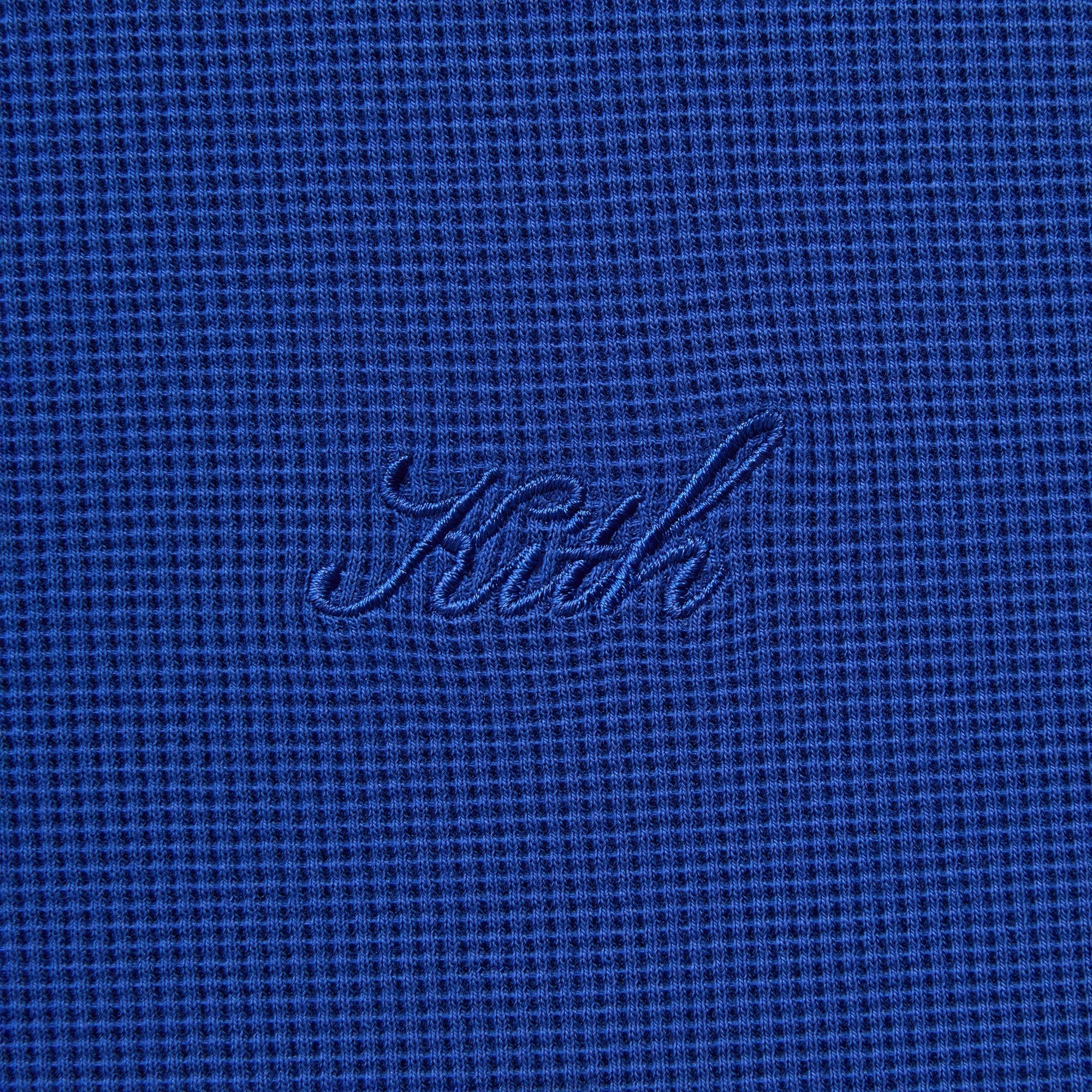 Kith Micro Waffle Long Sleeve Colby Pullover - Current