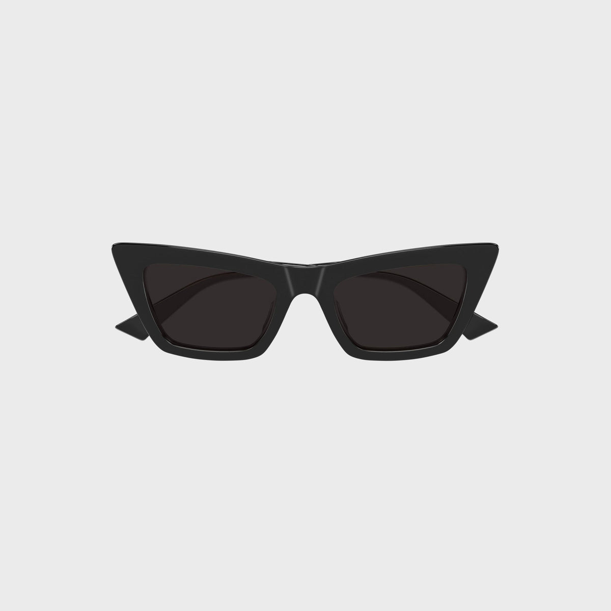 Bottega Veneta Snap Cat-Eye Sunglasses - Black / Grey