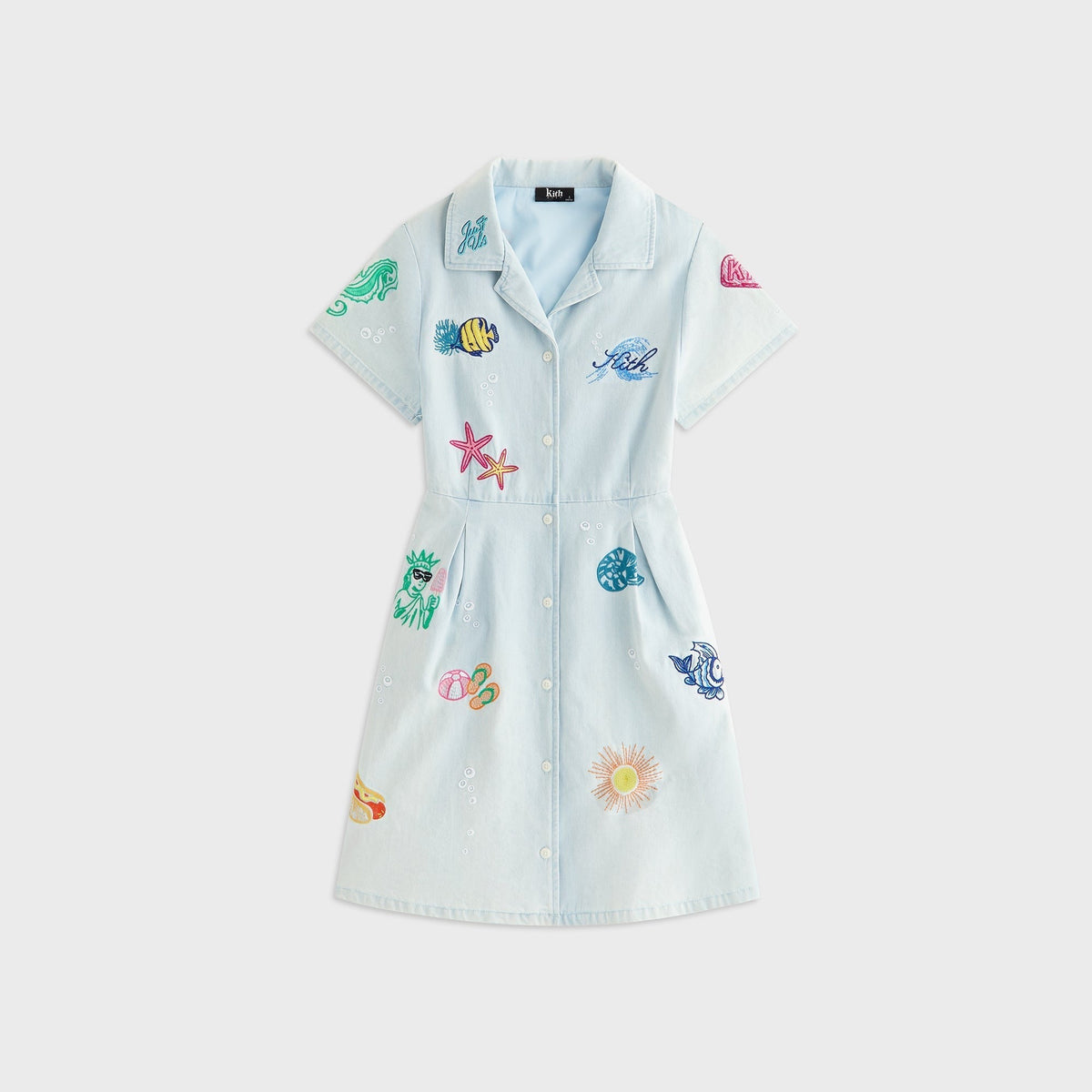 Kith Kids Novelty Lena Dress - Light Indigo