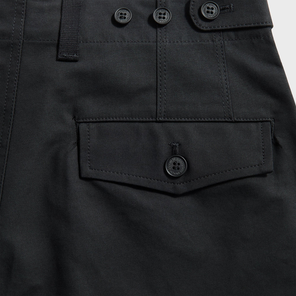 CDG Homme Wide Leg Pocket Trouser - Black