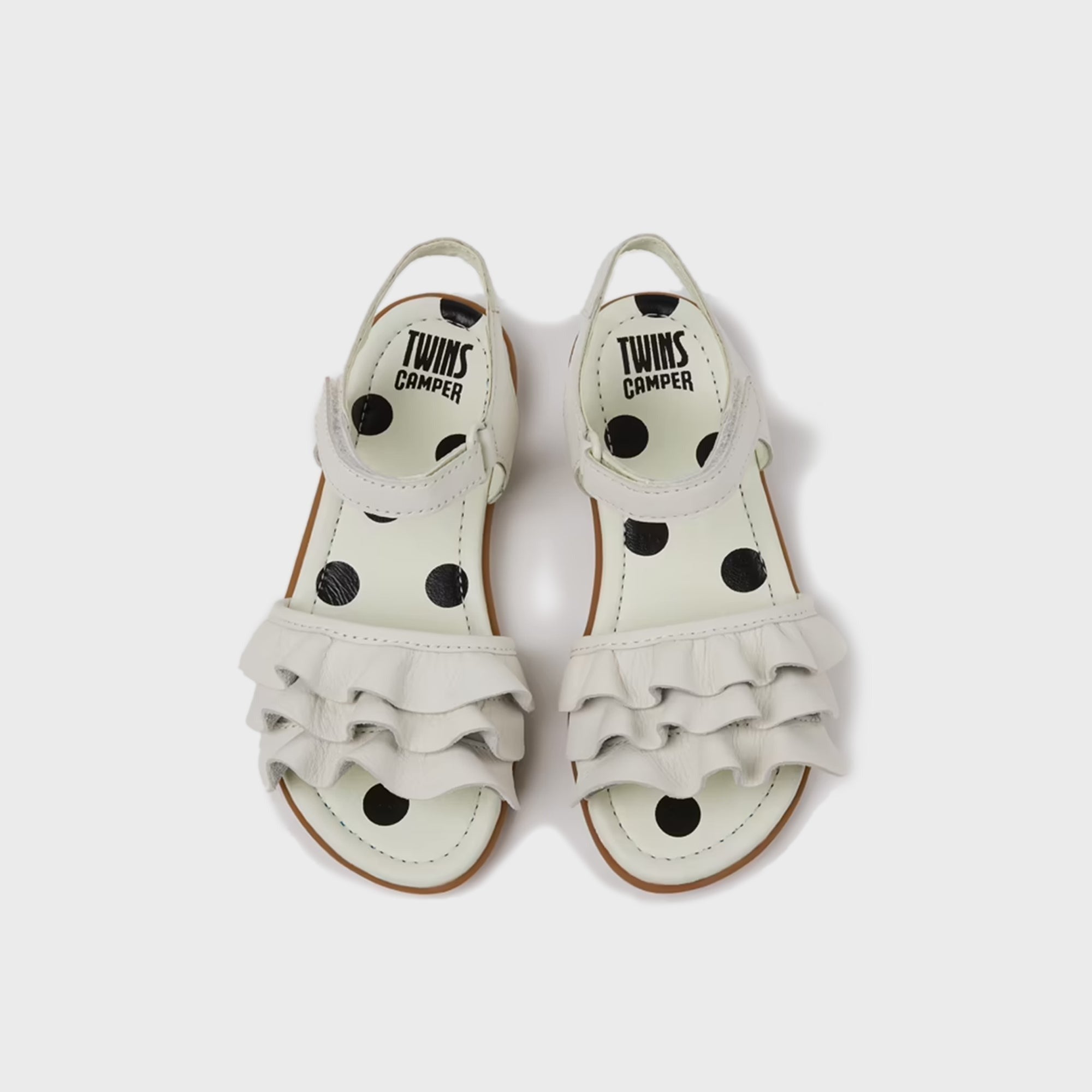 Camper Kids Twins Sandals - White