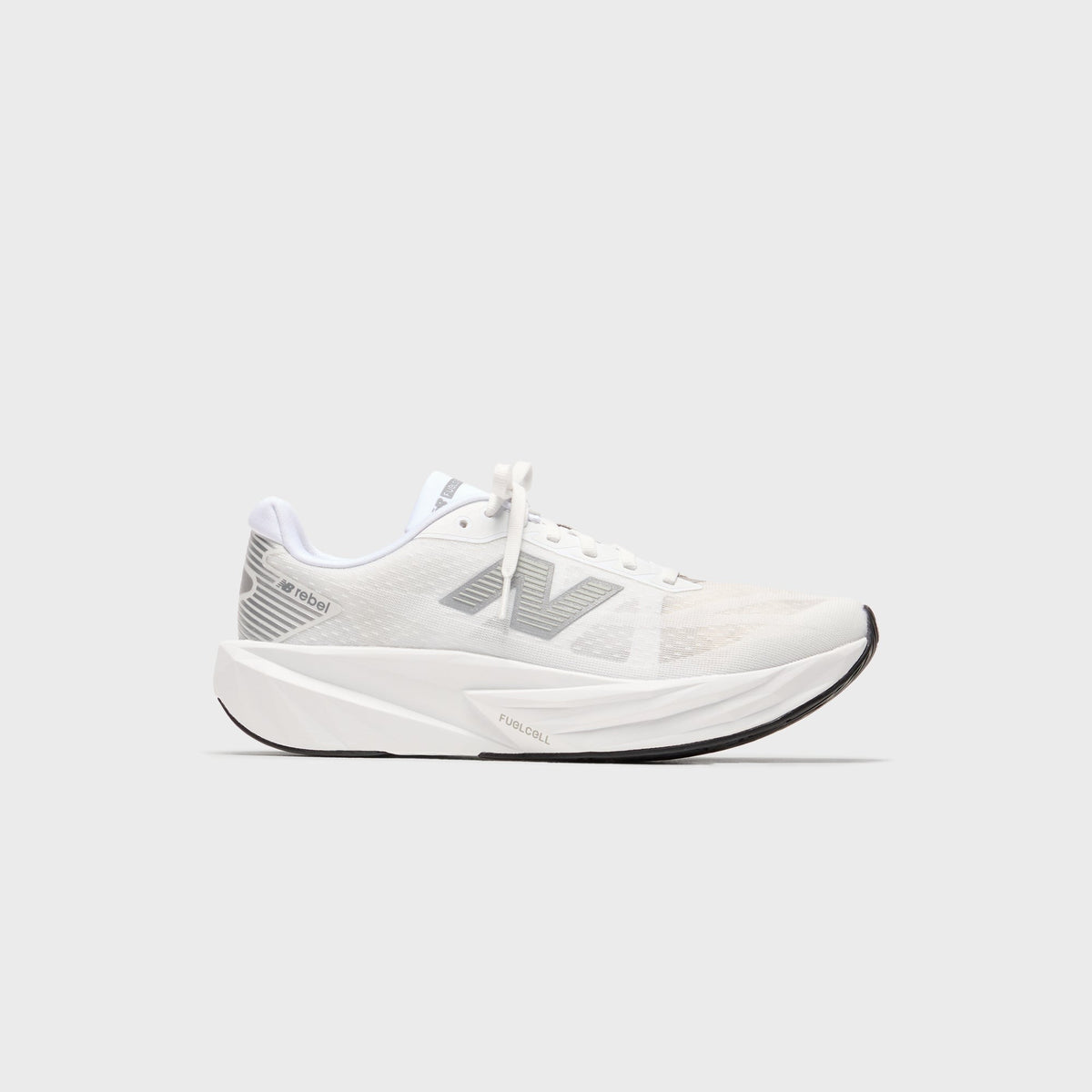 New Balance FuelCell Rebel v5 - White / Silver Metallic
