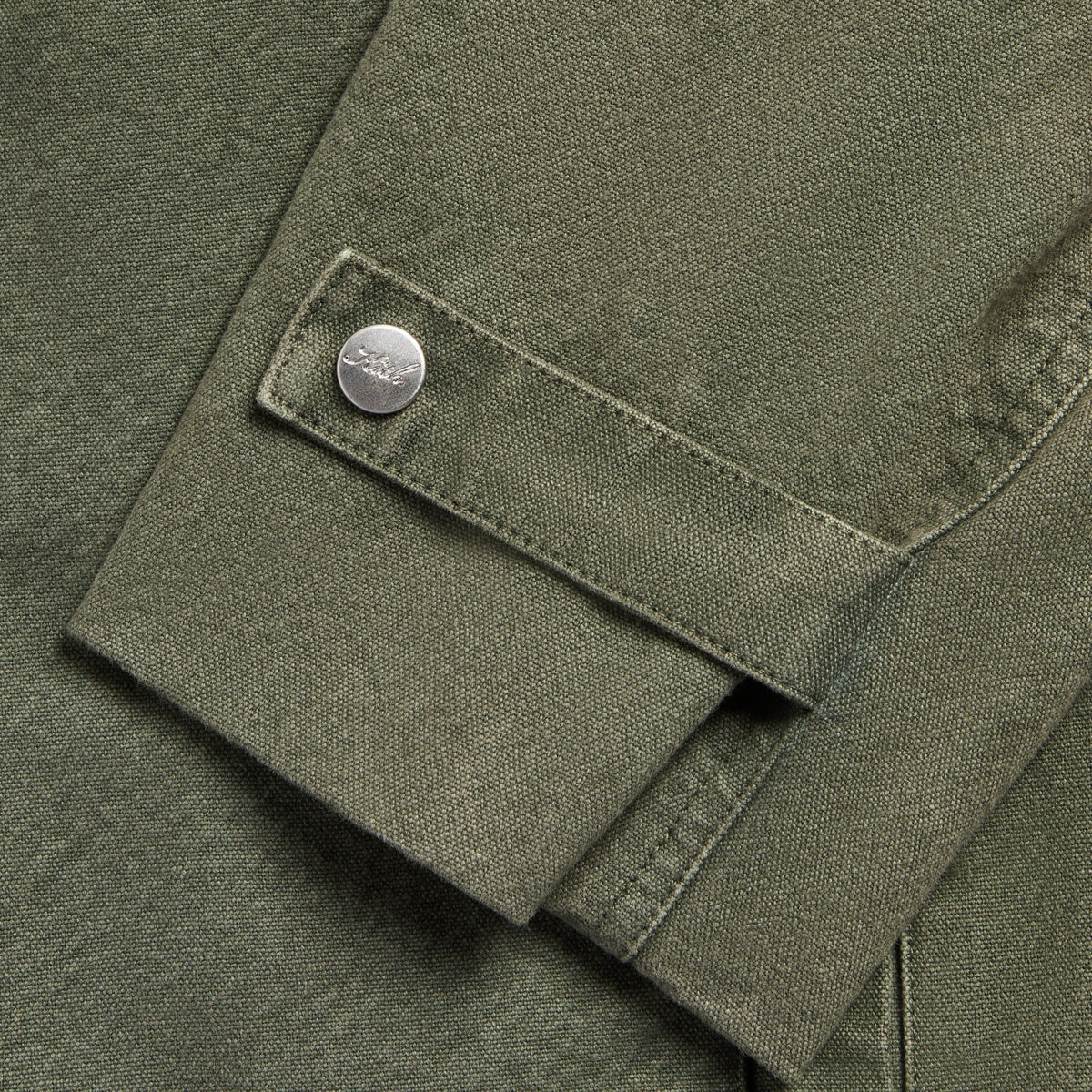 Kith Washed Canvas Ariel Blouson Jacket - Cypress