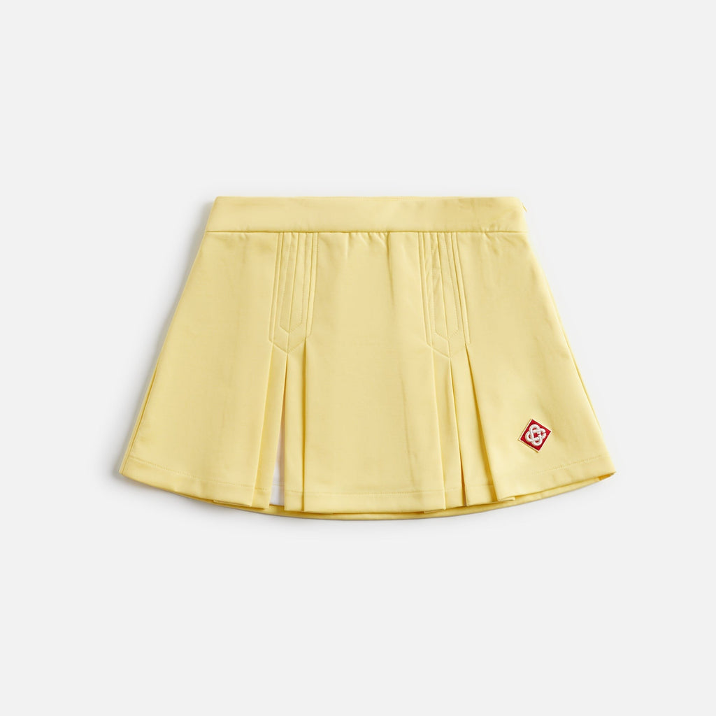Casablanca Box Pleat Skirt - Yellow