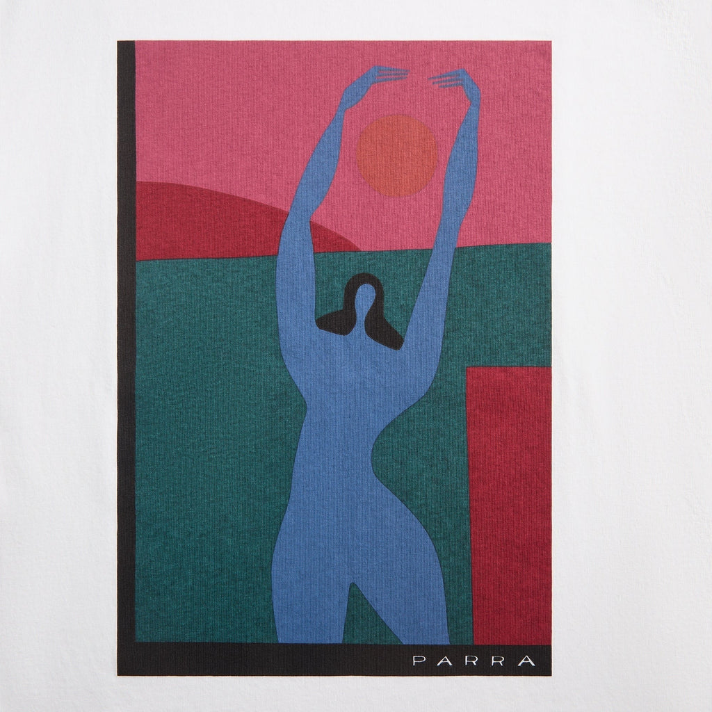 by Parra Protect The Sun Tee - White