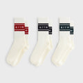 Kith 3-Pack Variegated Stripe Crew Socks - Multi