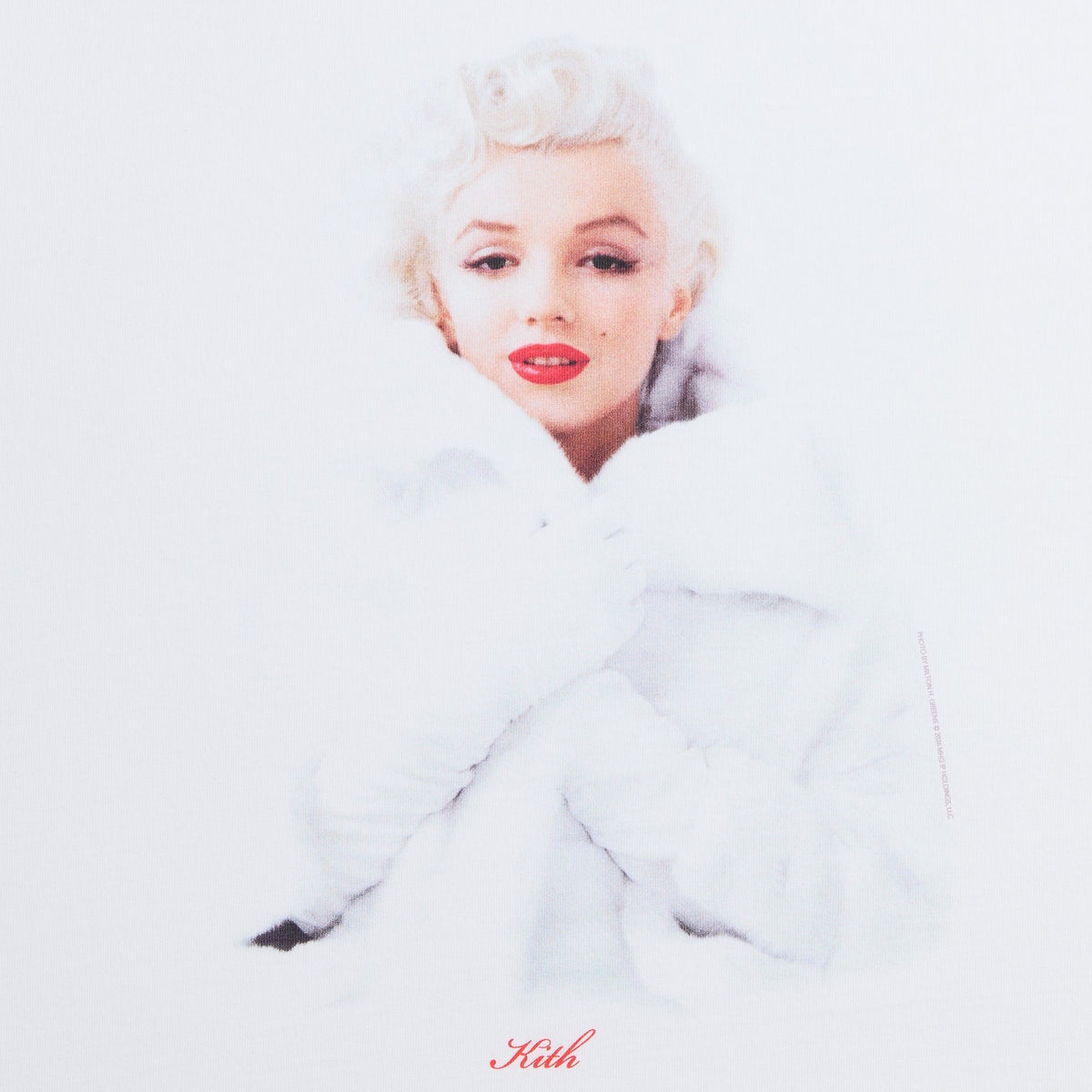 Kith for Marilyn Monroe Fur Coat Tee - White