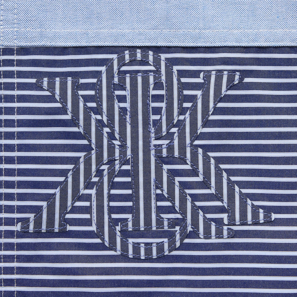 Kith Poplin Stripe Henson Shirt - Darkshore
