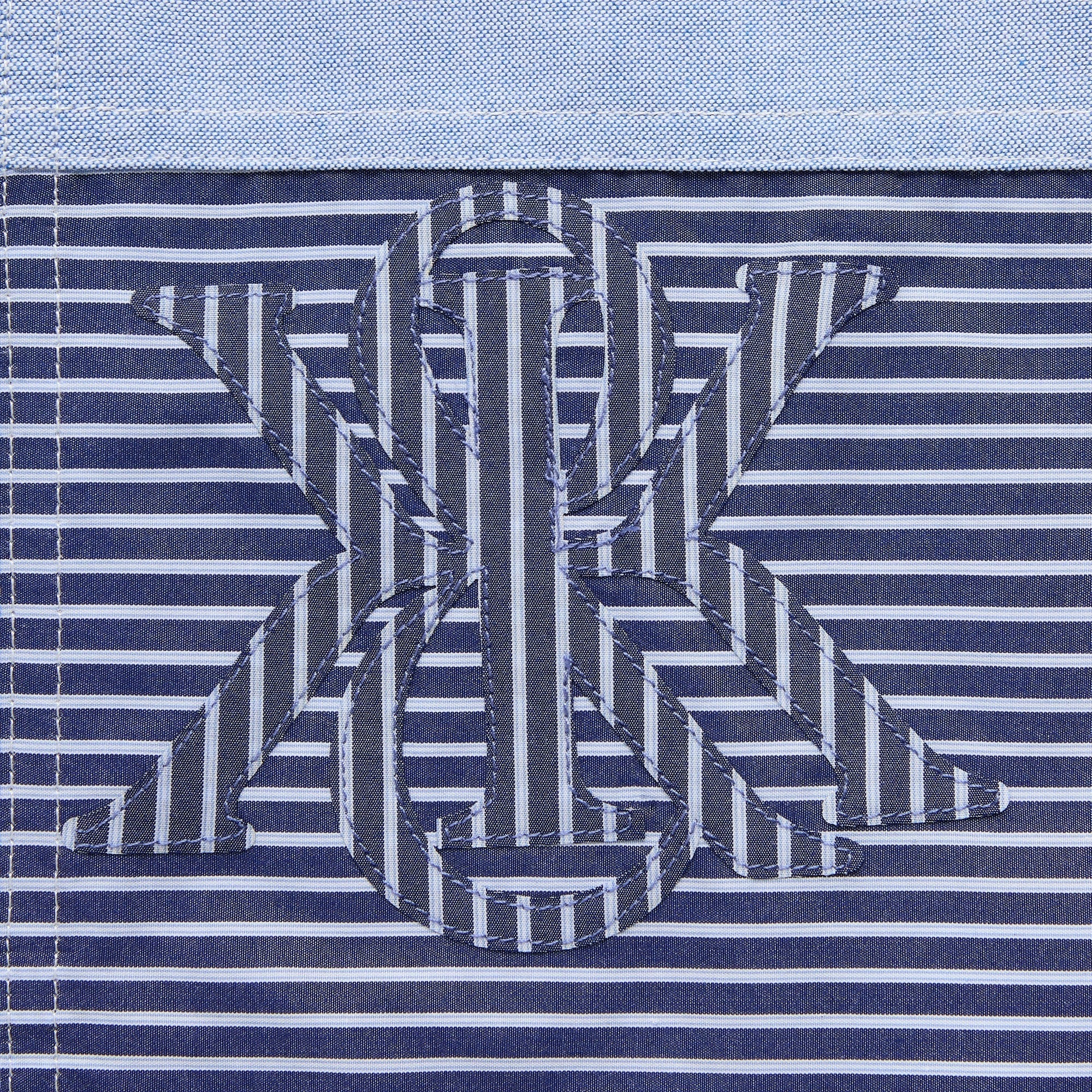 Kith Poplin Stripe Henson Shirt - Darkshore