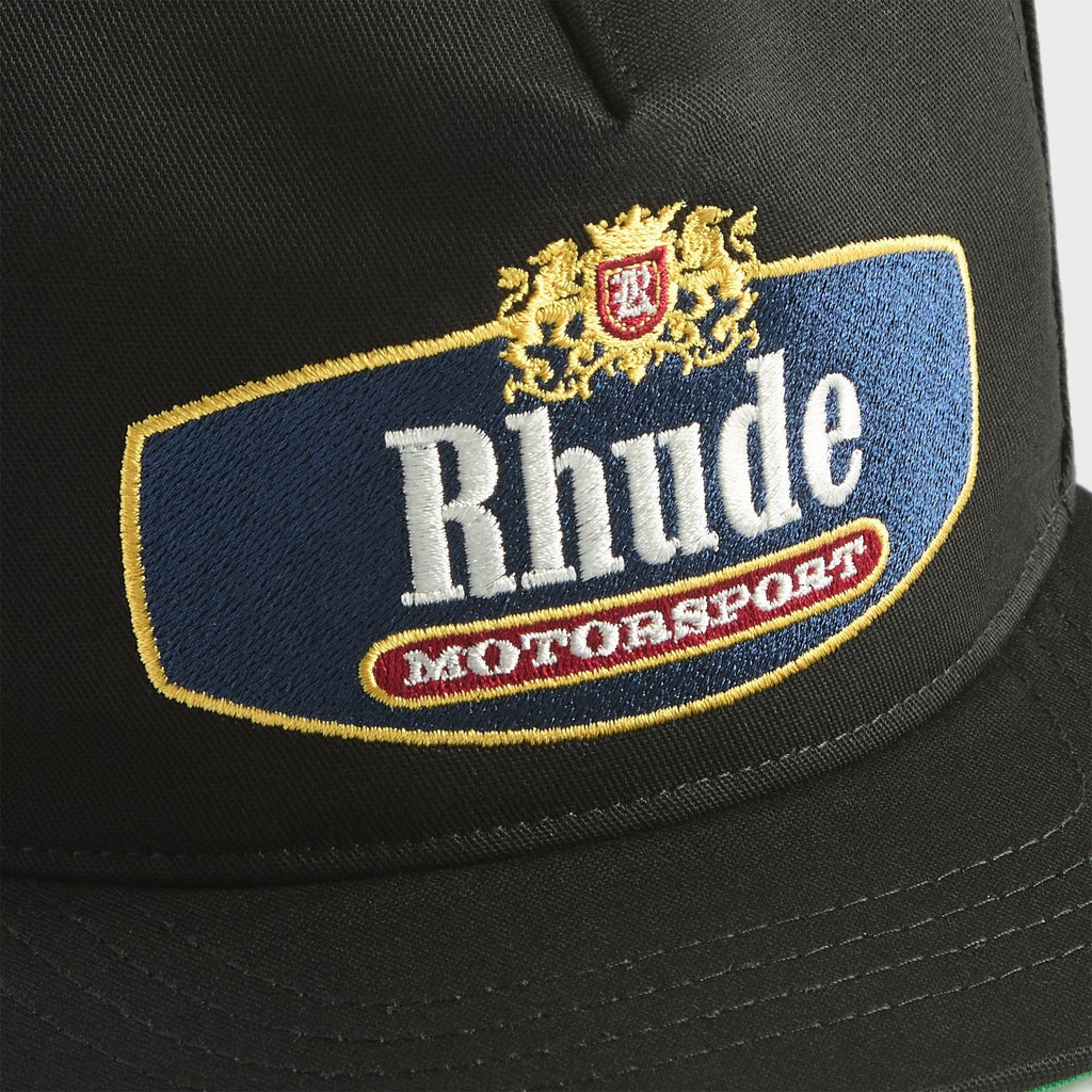 Rhude Racing Crest Cap - Black / Navy