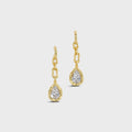 Alexis Bittar Asterales Gold Floating CZ Drop Earring - Gold