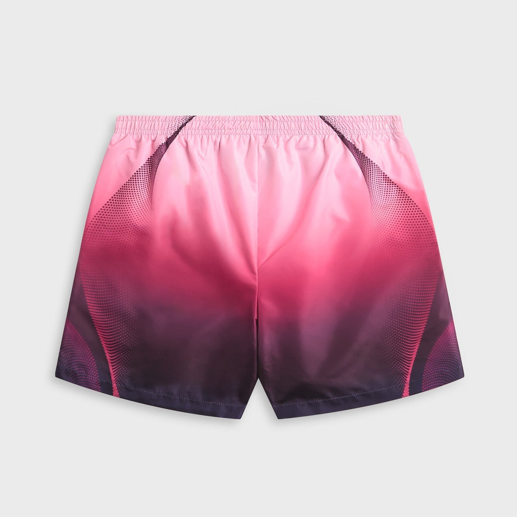 Casablanca Gradient Printed Swim Short - Aubergine