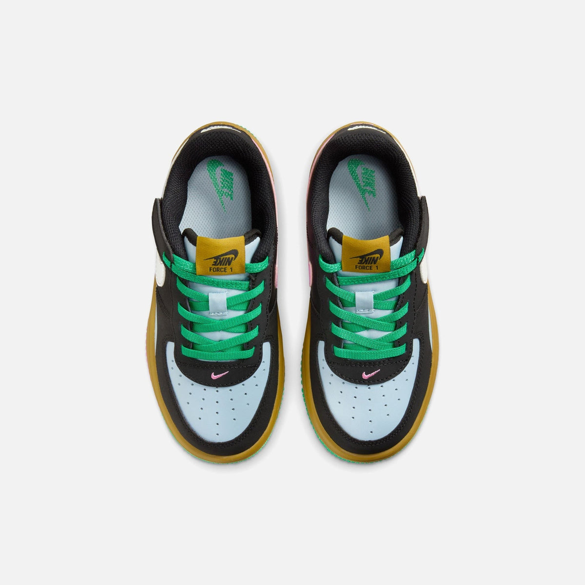 Nike PS Air Force 1 LV8 - Black / Summit White / Light Armory Blue