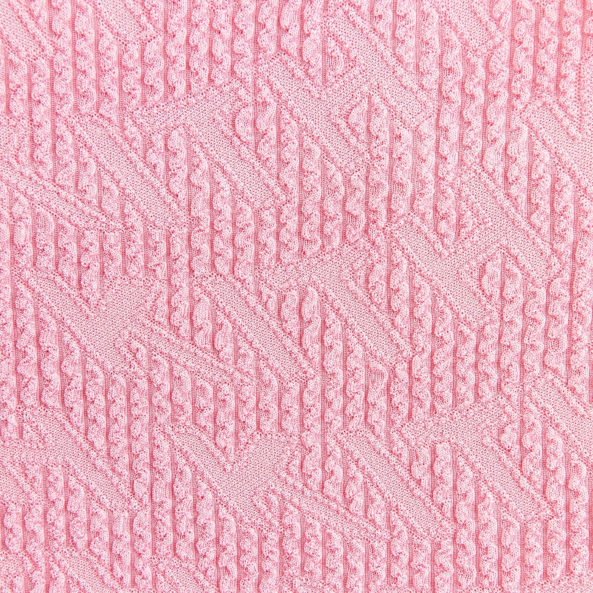 Kith Kids Textured Monogram Audrey One Piece Suit - Bubblegum