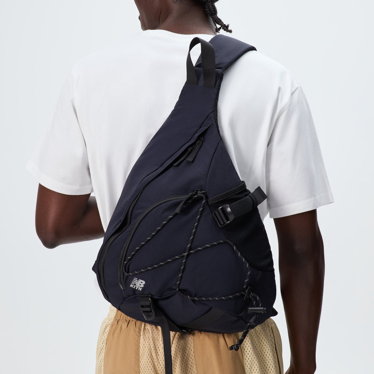 Kith & New Balance Nylon Sling Backpack - Black