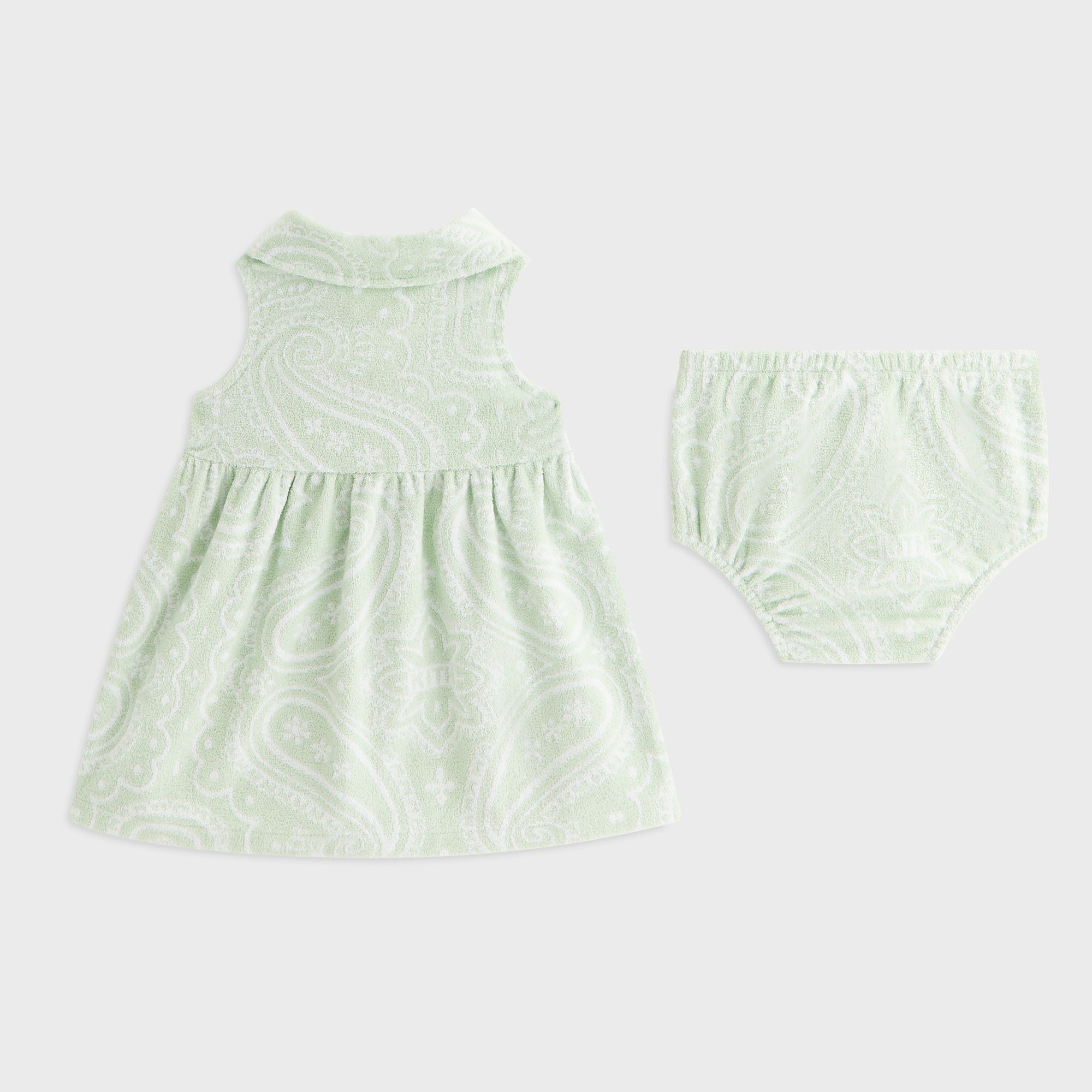 Kith Baby Paisley Jacquard Polo Dress - Tidal