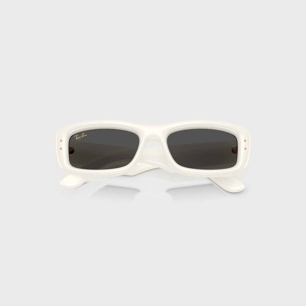 Ray-Ban x A$AP Rocky Kiliane Puffer Sunglasses - White Frame / Dark Grey Lens