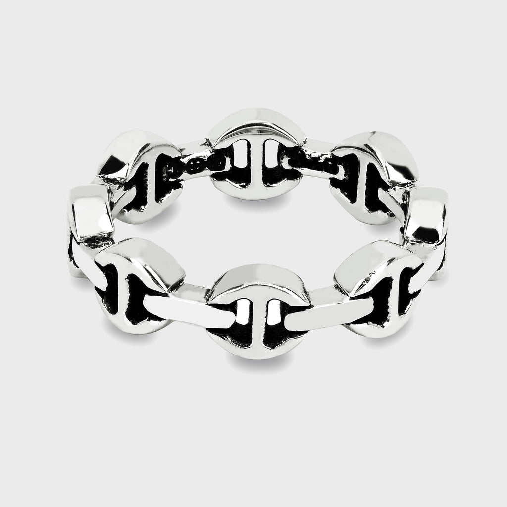 Hoorsenbuhs Dame Tri-Link Ring - Silver