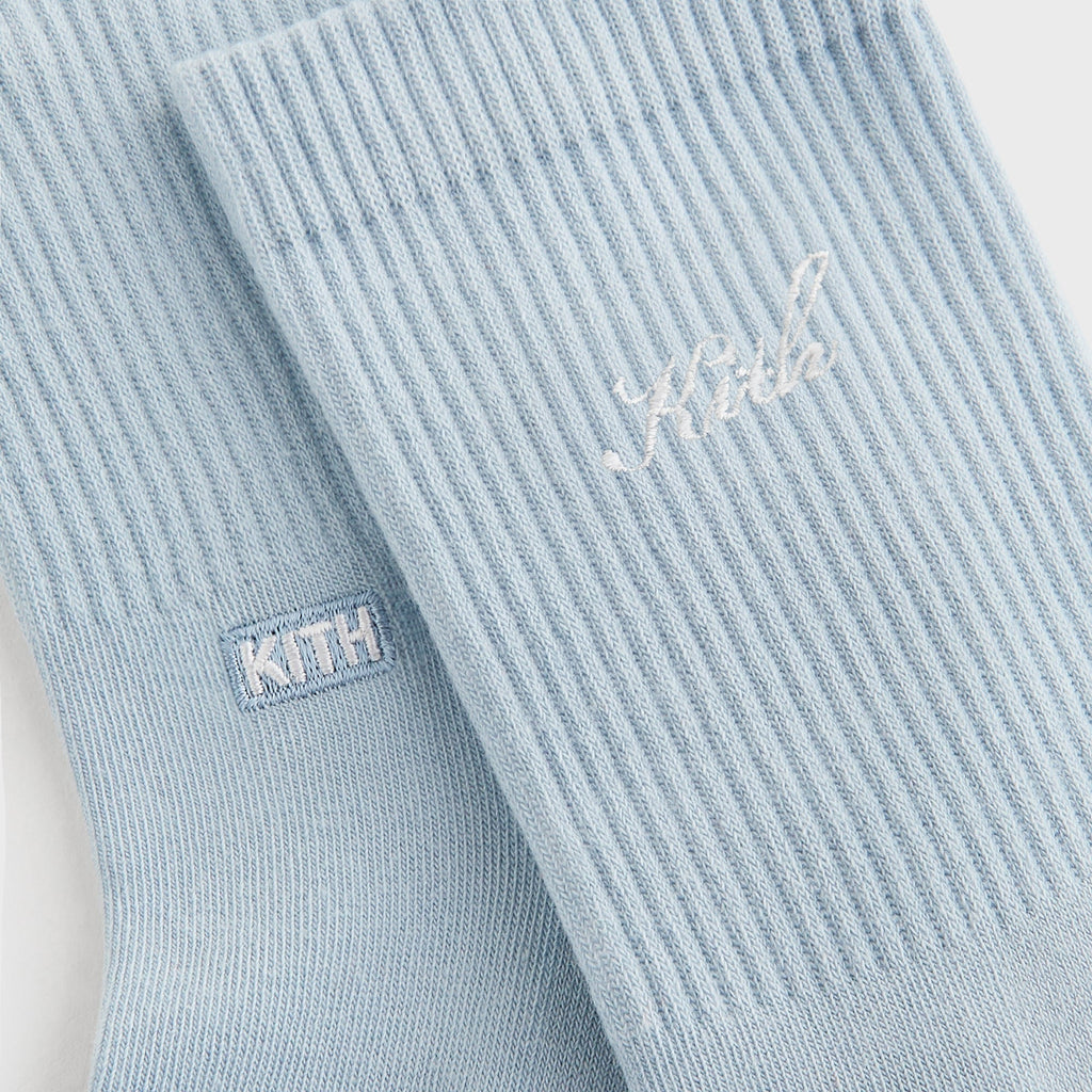 Kith Women 3-Pack Lightweight Cotton Classic Crew Sock - Multi