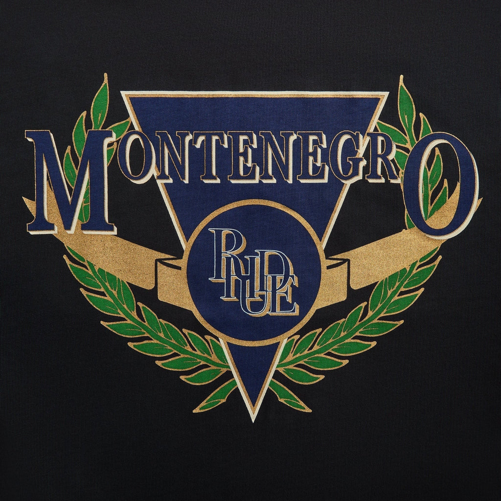 Rhude Montenegro Regatta Tee - Vintage Black / Navy / Green