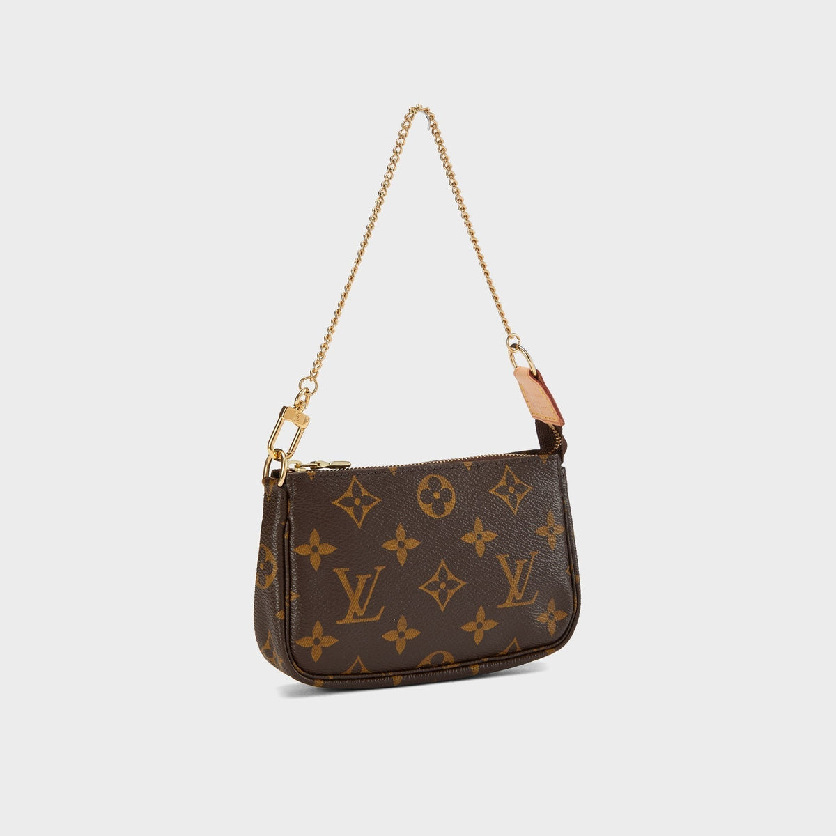 WGACA Louis Vuitton Monogram Mini Pochette Bag - Brown