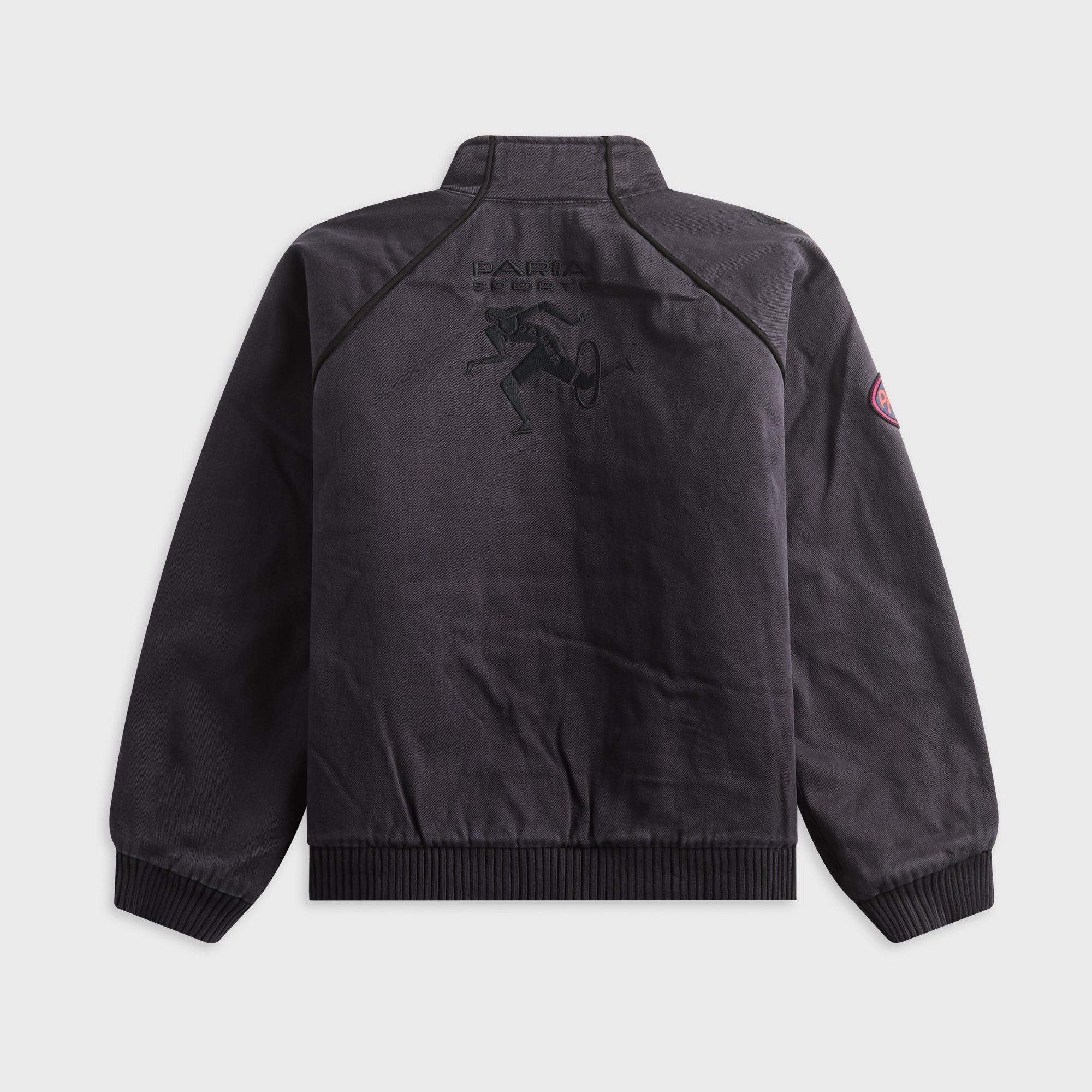 by Parra Owl Meets Rat Racing Jacket - Blue