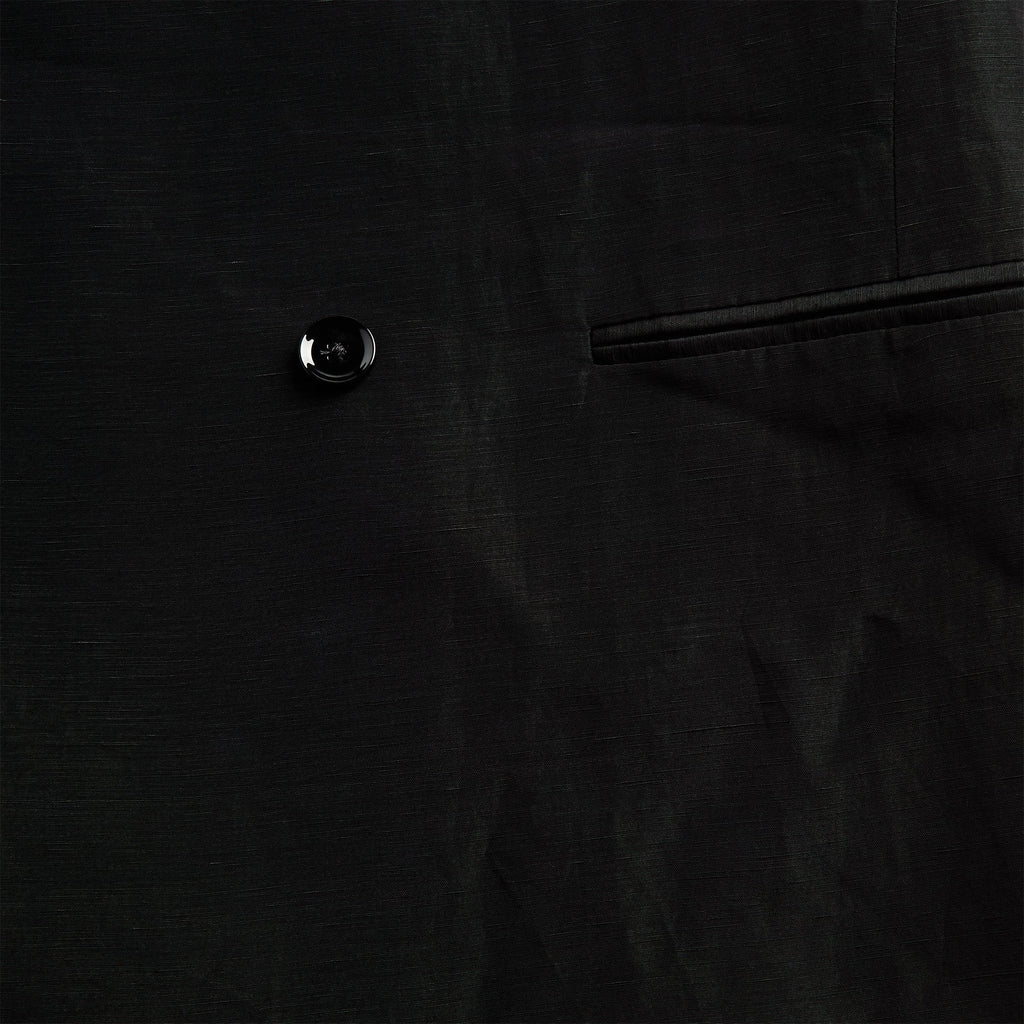 Lemaire Soft Tailoring Double Breasted Coat - Black