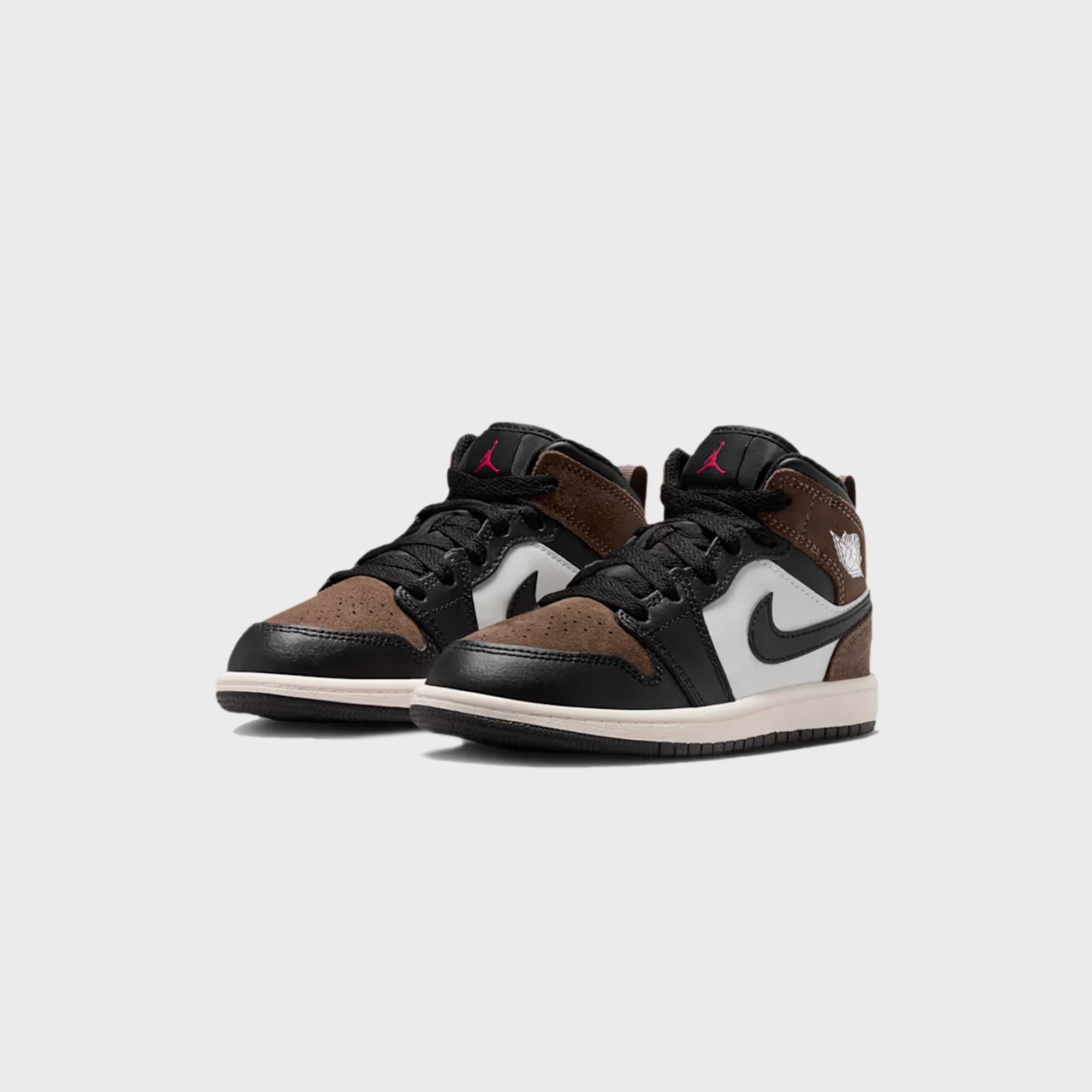 Jordan PS Jordan 1 Mid - Black / Palomino / University Red / Phantom